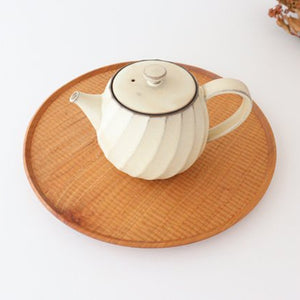 Sucre Japanese Teapot Ivory | Kyusu Hasami Ware