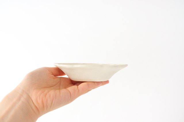 Lemon small bowl, small white pottery, Ozenre kiln