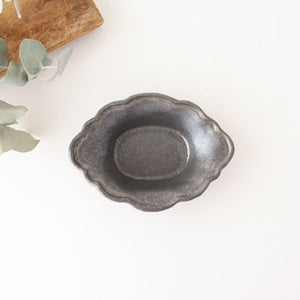 Lemon small bowl small bronze pottery Ozenre kiln