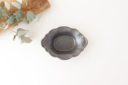 Lemon small bowl small bronze pottery Ozenre kiln