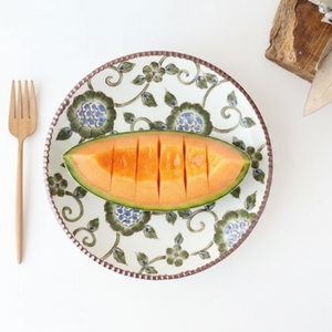 Round Plate Chintz Arabesque Large | Arita Ware