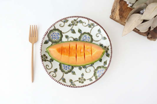 Round Plate Chintz Arabesque Large | Arita Ware