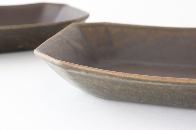 Furutani Seitosho Rust Glaze Octagonal Deep Bowl Small | Serving Bowl