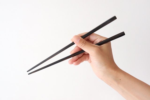 Pentagonal chopsticks, sumi flavor, dishwasher safe chopsticks