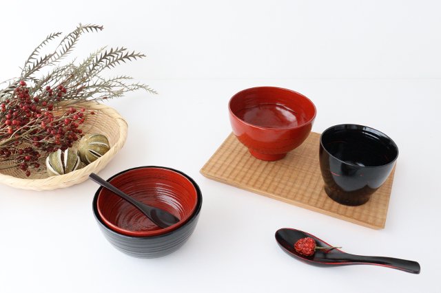 Negoro 4 piece set Ishikawa Shikhodo