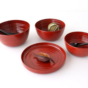 Negoro 4 piece set Ishikawa Shikhodo