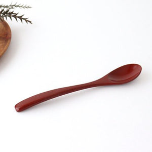 Ishikawa Shippohdo Lacquerware Cury Spoon Vermilion