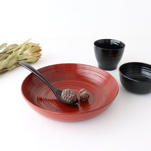 Ishikawa Shippohdo Lacquerware Cury Spoon Black