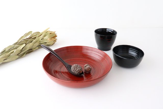 Ishikawa Shippohdo Lacquerware Cury Spoon Black