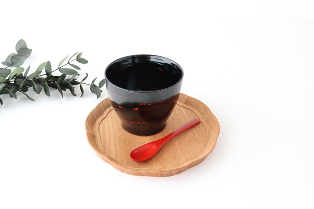 Ishikawa Shippohdo Lacquerware Coffee Spoon Vermilion