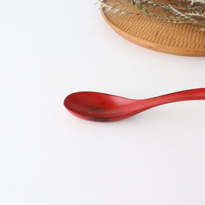 Ishikawa Shippohdo Lacquerware Ramen Spoon Negoro