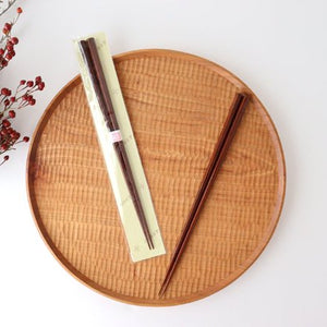 Octagonal chopsticks 23.5cm Printed Ishikawa Shikhodo