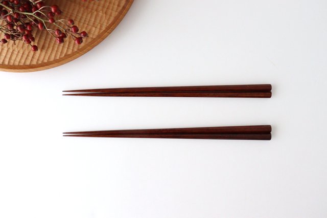 Octagonal chopsticks 23.5cm Printed Ishikawa Shikhodo