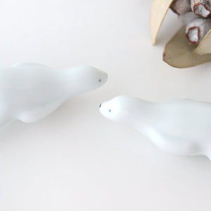 Chopstick rest Polar bear porcelain Arita ware