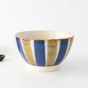 Bicolor Stripe Donburi Bowl  | Hasami Ware