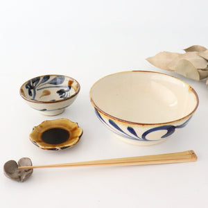 Flat Bowl Arabesque Indigo | Serving Bowl Hasami Ware