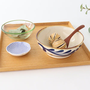 Flat Bowl Arabesque Indigo | Serving Bowl Hasami Ware