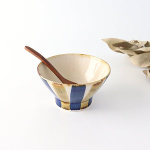 Kurawanka Rice Bowl Two-color Stripes| Hasami Ware