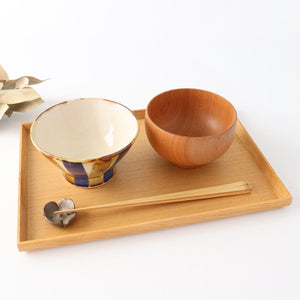 Kurawanka Rice Bowl Two-color Stripes| Hasami Ware