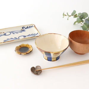 Kurawanka Rice Bowl Two-color Stripes| Hasami Ware