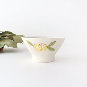 Kurawanka bowl lemon pottery Hasami ware