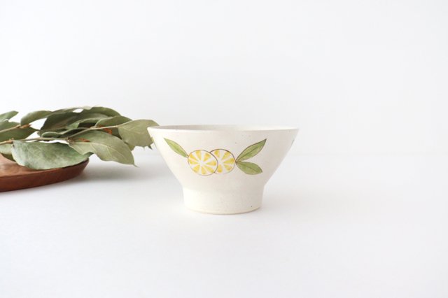 Kurawanka bowl lemon pottery Hasami ware