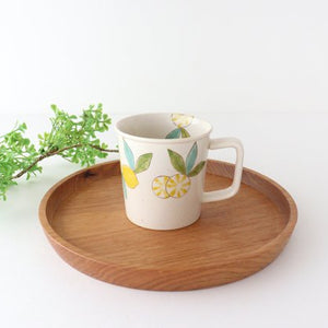 Mug lemon pottery Hasami ware