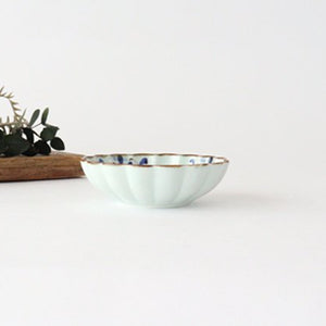 Minori Chrysanthemum Small Bowl LEAVES Porcelain Koyo Kiln Arita Ware