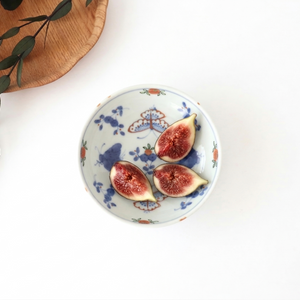 Round Sauce Plate Flower and Butterfly 10.5cm/4.1in | Arita Ware