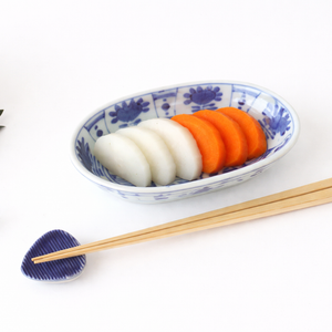 Oval Sauce Plate Twin Deer | Arita Ware