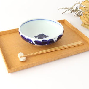 Round Large Bowl Blue Flowers 16㎝/6.3in | Serving Bowl Hasami Ware