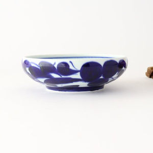 Round Large Bowl Blue Flowers 16㎝/6.3in | Serving Bowl Hasami Ware