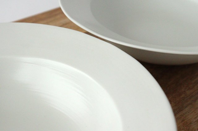 Rim bowl white porcelain Hasami ware