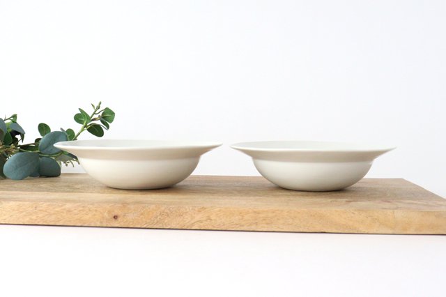 Rim bowl white porcelain Hasami ware