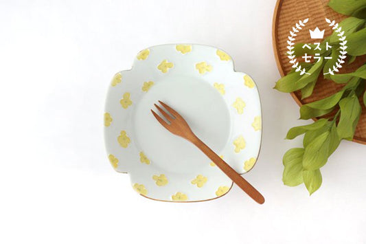 hana Flower-shaped Plate Yellow | Arita Ware