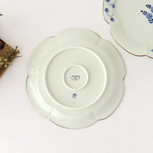 [Uchiru Original] Wreath Plate L Flowercrest Vines Porcelain Koyo Kiln Arita Ware