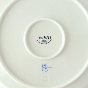 [Uchiru Original] Wreath Plate L Flowercrest Vines Porcelain Koyo Kiln Arita Ware