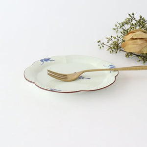 [Uchiru Original] Wreath Plate M Flowercrest Small Flower Porcelain Koyo Kiln Arita Ware