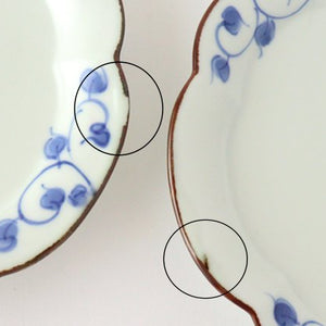 [Uchiru Original] Wreath Plate M Flowercrest Vines Porcelain Koyo Kiln Arita Ware