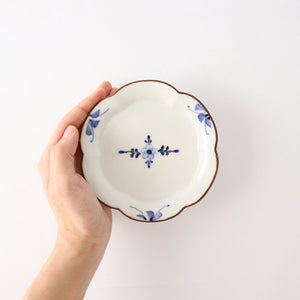 [Uchiru Original] Wreath Plate S Flowercrest Small Flower Porcelain Koyo Kiln Arita Ware