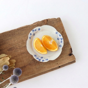 Koyo Kiln Flower-shaped Small Plate Vines Small | Arita Ware