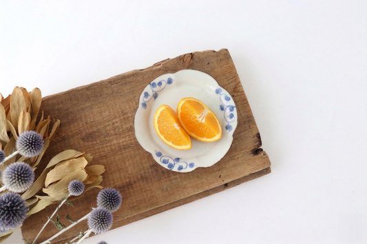 Koyo Kiln Flower-shaped Small Plate Vines Small | Arita Ware