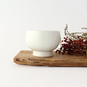 Kodon Herringbone White Pottery ORIME Hasami Ware