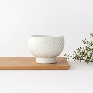 ORIME Small Bowl White-spotted White | Hasami Ware