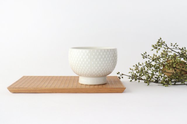 ORIME Small Bowl White-spotted White | Hasami Ware