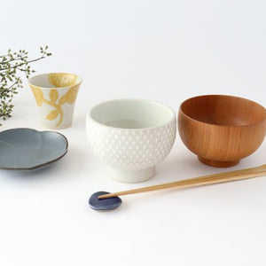 ORIME Small Bowl White-spotted White | Hasami Ware