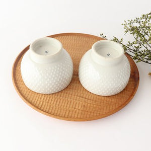 ORIME Small Bowl White-spotted White | Hasami Ware