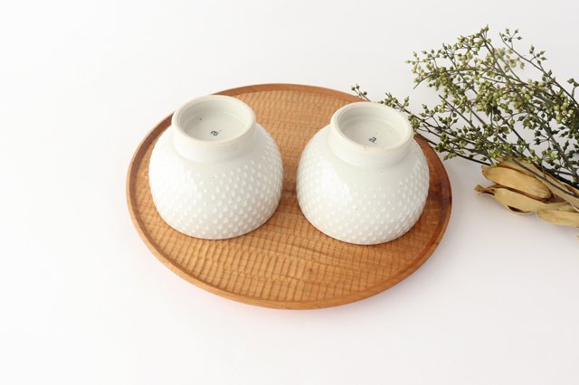 ORIME Small Bowl White-spotted White | Hasami Ware