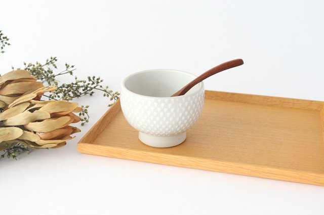 ORIME Small Bowl White-spotted White | Hasami Ware