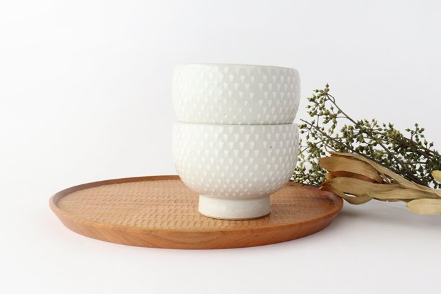 ORIME Small Bowl White-spotted White | Hasami Ware